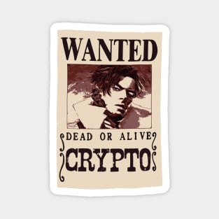 Crypto Wanted poster Magnet