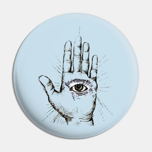 Hand with an Eye - 1 Pin