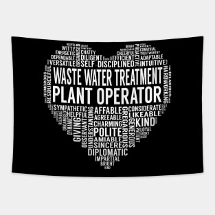 Waste Water Treatment Plant Operator Heart Tapestry