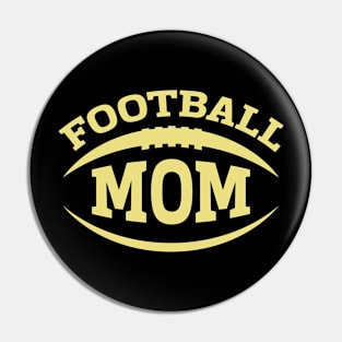 Football Mom (Gold) Pin