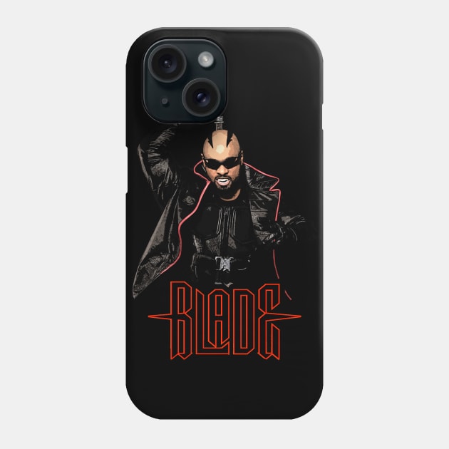 Blade the Vampire Slayer Phone Case by MonkeyKing