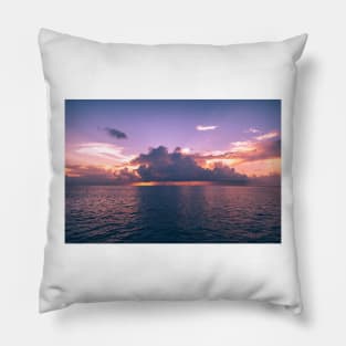 A Sunset by the Sea Pillow