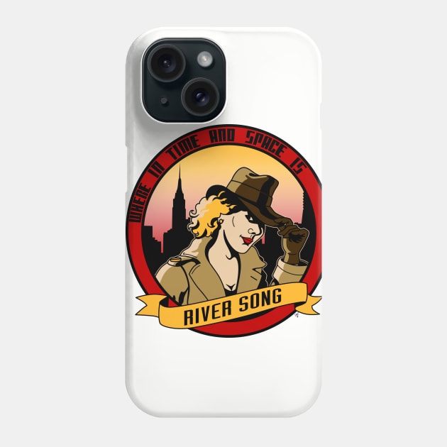 Where in Time and Space is River Song? Phone Case by mikaelak