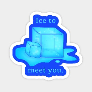 Ice to meet you. Magnet