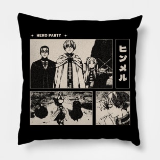 Hero Party Gloomy Halftone Fanart Design Pillow