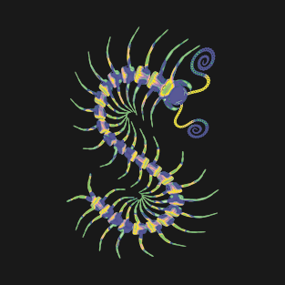 Mardi Gras Centipede T-Shirt