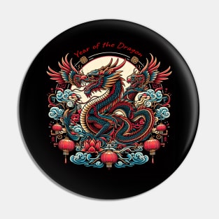 Year of The Dragon Pin