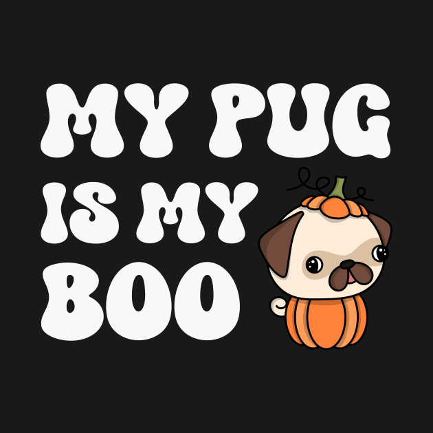 Pug Halloween by RefinedApparelLTD