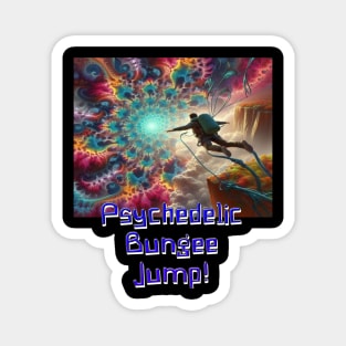 Psychedelic bungee Jump Magnet