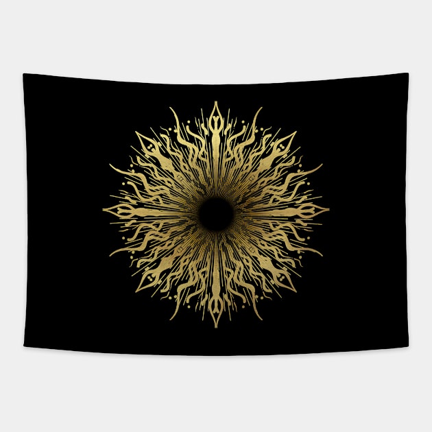 black hole sun Tapestry by ilhaamindra