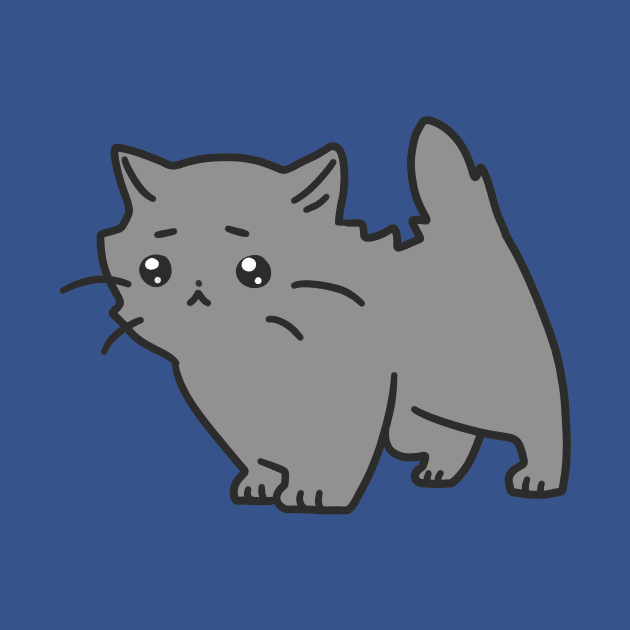 Sad Blue Persian Kitten by saradaboru