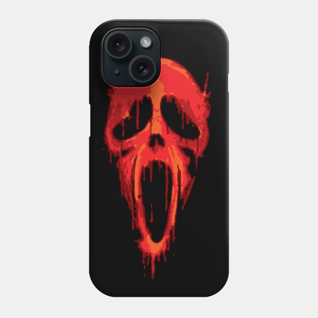 Red Ghost Phone Case by Daletheskater