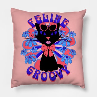 Feline Groovy Pillow