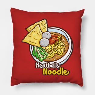 Meatballs Noodle Pillow