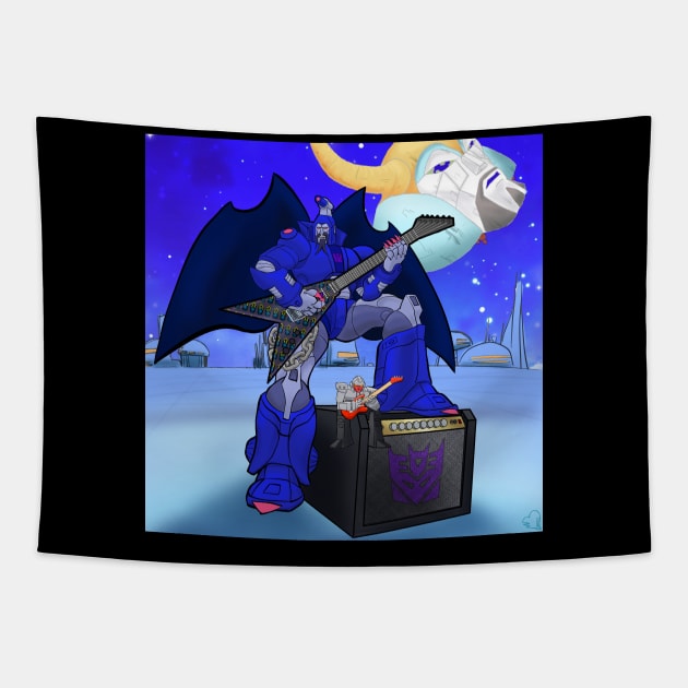 Scourge Fracas Tapestry by Rumble's Blue and Friends Too 