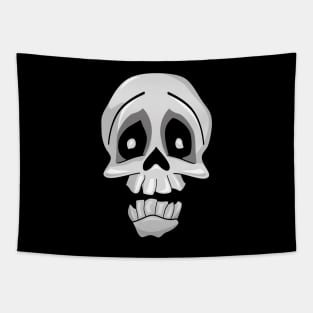 Halloween Trick Or Treat Funny Skull Cute Skeleton Tapestry