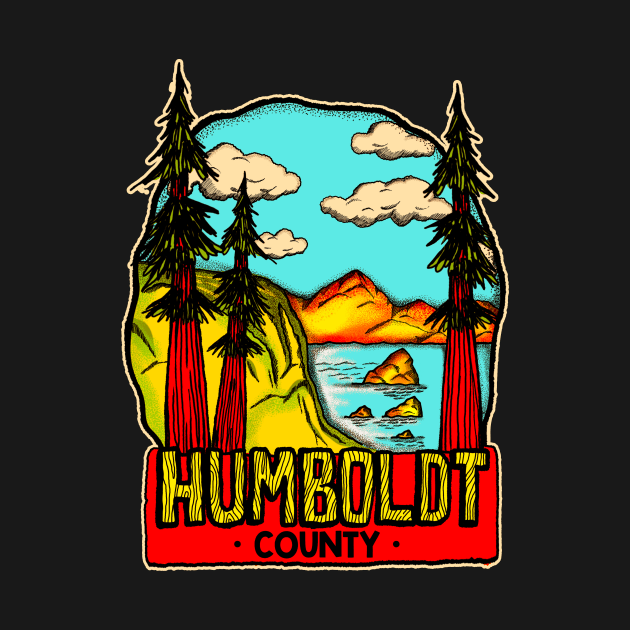 Retro Humboldt County by CattGDesigns