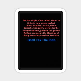 We The People Tax The Rich Magnet