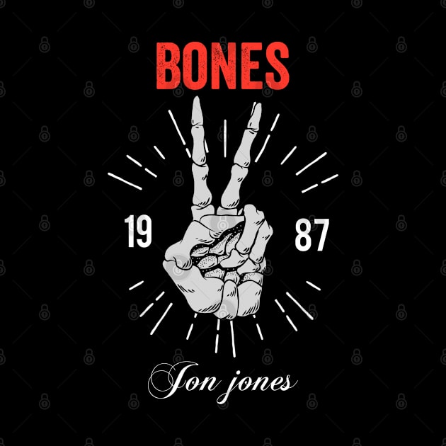 jon jones bones by FIFTY CLOTH