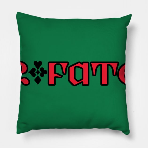 52 Fates Logo Pillow by Dice Pencil & Paper