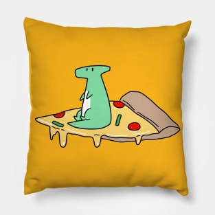 Hadrosaurus Pizza Slice Pillow