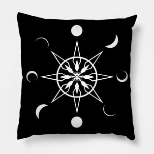 MANDALA PHASES OF THE MOON Pillow