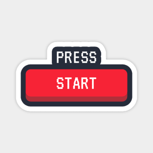 Press Start Magnet