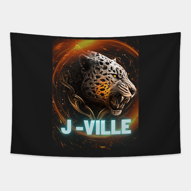 J Ville Tapestry by Deisgns by A B Clark 