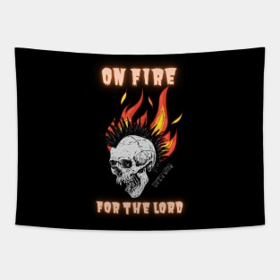 On Fire For The Lord Tapestry