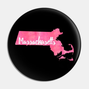 Pink Massachusetts Pin