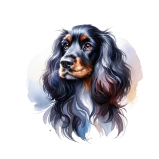 Spaniel Watercolor Painting - Beautiful Dog T-Shirt