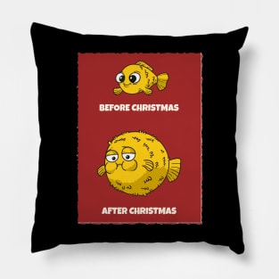 Before Christmas After Christmas Pillow