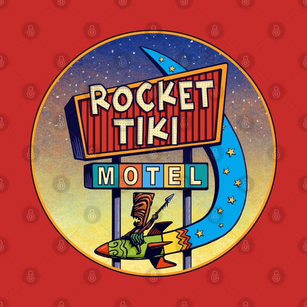 Rocket Tiki Motel by ChetArt