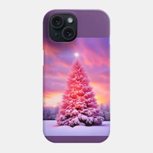 Magical Christmas Tree Wearing the North Star Phone Case