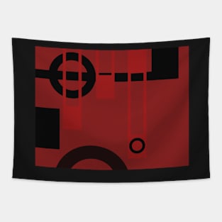 Abstract Red Tapestry