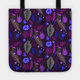 Jungle design, jungle illustration. Bring the rainforest into your home. Tote