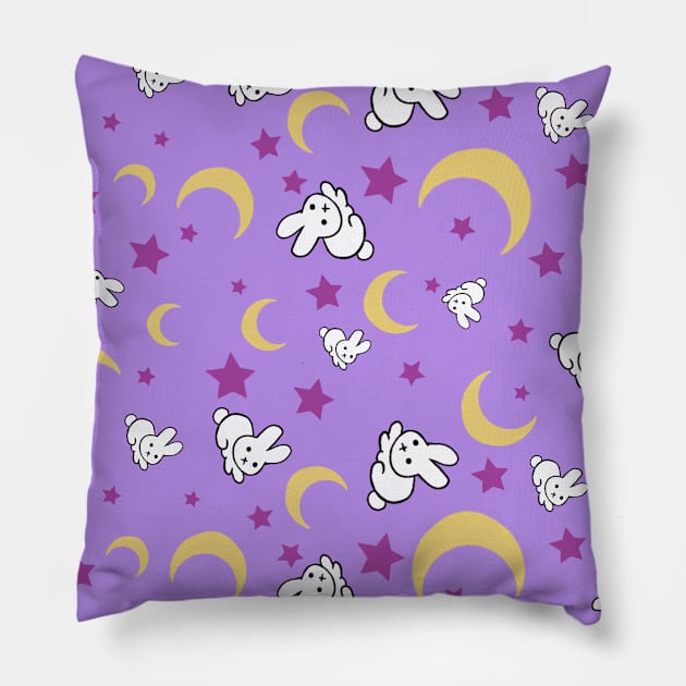 Usagi Pillow by Parasite Rabbit