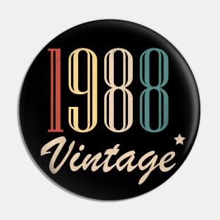 Vintage 1988 Pin