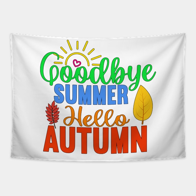 Goodbye Summer - Hello Autumn Tapestry by TLSDesigns