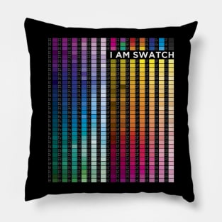 I Am Swatch - RGB Color Spectrum Swatch Pillow