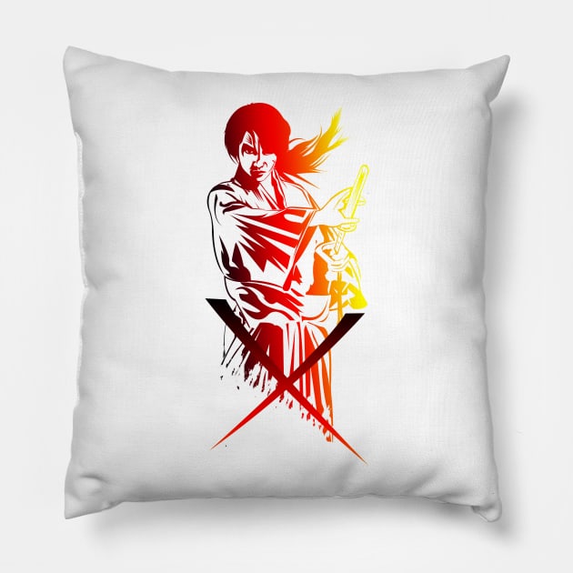 Samurai X Pillow by siddick49