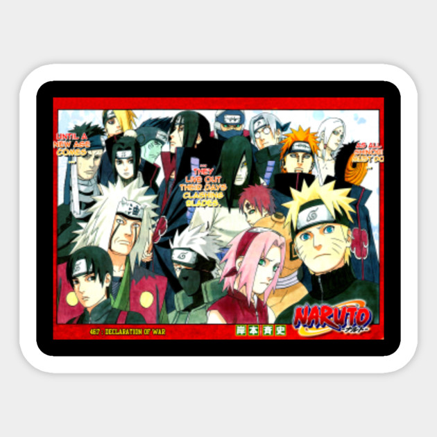 Naruto Shippuden Characters Naruto Sticker Teepublic