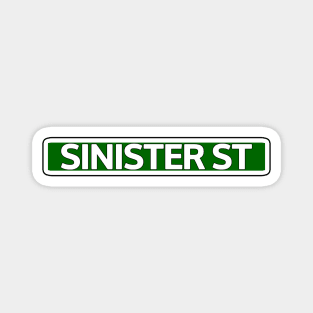 Sinister St Street Sign Magnet