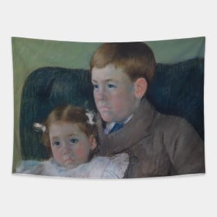 Gardner and Ellen Mary Cassatt by Mary Cassatt Tapestry