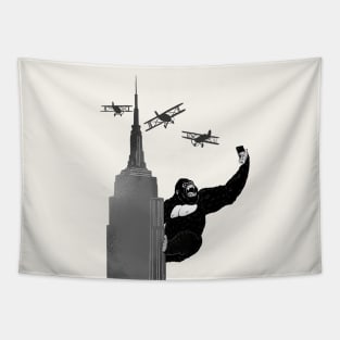 Selfie King Kong Tapestry