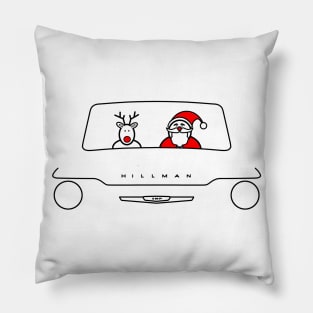 Hillman Imp classic car Christmas special edition Pillow