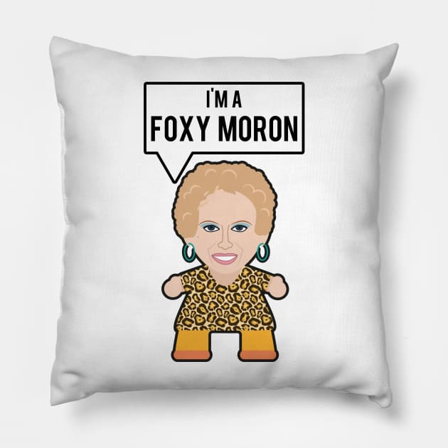 Foxy Moron | Kath & Kim Pillow by Mattk270