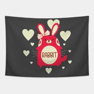 Cute Rabbit Tapestry