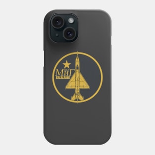 Mig-21 Balalaika (Small logo) Phone Case