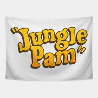 Jungle Pam - Retro 70s Car Drag Racing Icon Tapestry